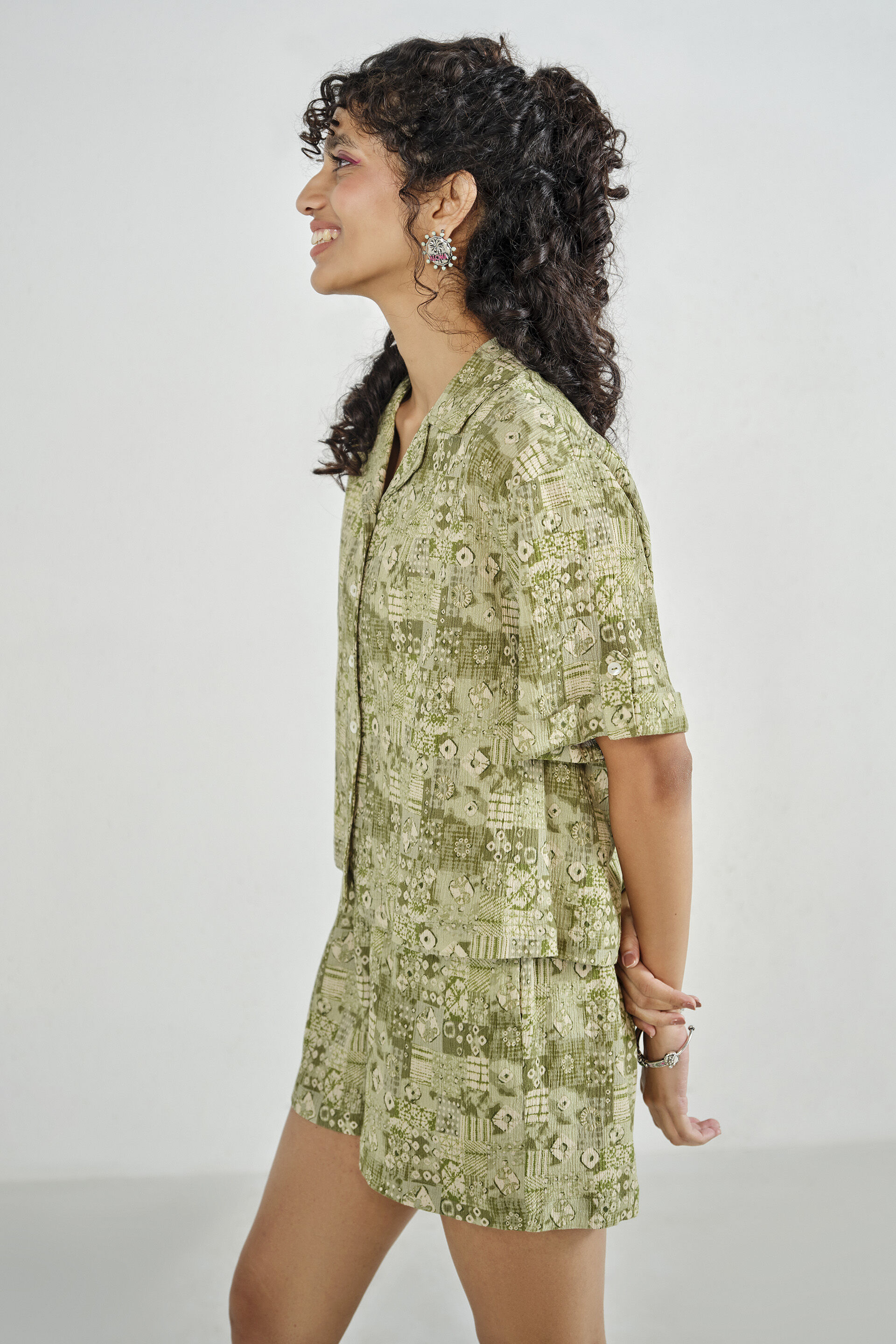 Soha Sage Co-ord Set, Green, image 2